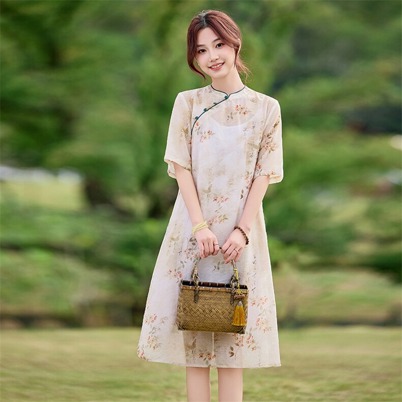2026年夏季旗袍文艺/优雅,女装汉服/婚纱/旗袍/礼服,江南依恋