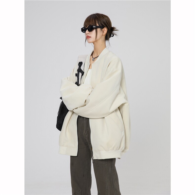 现货2026春刺绣工艺棒球服流行高街美式中性港风夹克外套W326TP55,男装夹克,电商A170