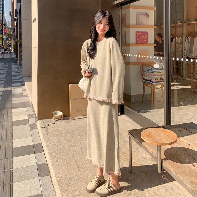 现货流苏针织套装8851P175K268,女装套装/套裙,2C201
