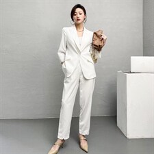 现货夏季新款显气质套装，女装职业装，序儿