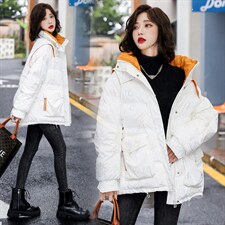 羽绒服新款2022年冬季女装时尚大气修身中长款90白鸭绒韩版羽绒服，女装羽绒服，卡杰菲