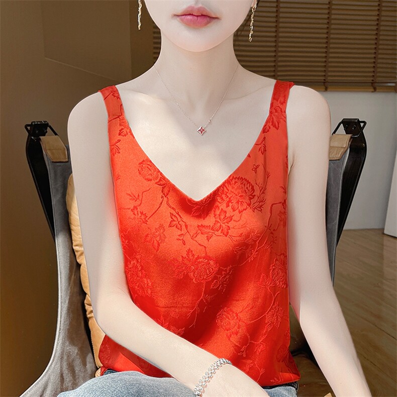 v领新款针织吊带女无袖纯色背心简约百搭宽松套头上衣,针织衫/毛衣,绒宛羊绒