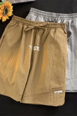 DK205P35港风纳米皱运动冰丝休闲裤高街五分裤宽松直通短裤，男装休闲裤，星座1204-3