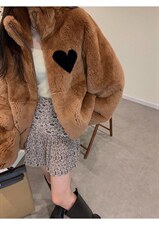 兔毛爱心皮毛，其它，欧妮卡蒂蔓