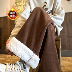 XZ616秋冬新款加绒加厚简约百搭休闲长裤宽松TY1141P40控78，男装休闲裤，星座512A（原616）