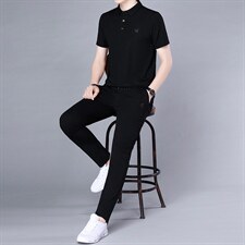 2023夏季新款短袖套装男百搭潮牌中青年男士运动休闲套装，男装休闲套装，电商B212（原钱塘6029）