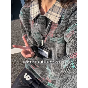 XZ809A/SYR65/加绒特P64/控128美式复古polo衫长袖卫衣,复古夏季搭配男图片