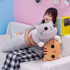皮皮乐园毛绒玩具 趴猫抱枕