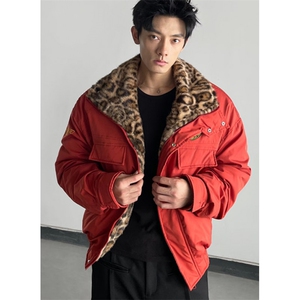 棉服男装冬季力量保暖防寒简约时尚高品质无帽外套男 M530图片