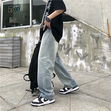 2021宽松潮牌裤子男夏季薄款ins港风嘻哈街头牛仔裤男裤K892-P38，男装牛仔裤，星座512-3