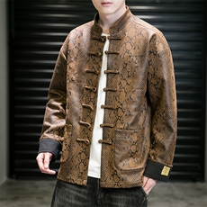 新品卷帘门景风《逆鳞·伏羲》盘扣夹克情侣中式唐装外套JK92，男装夹克，星座305A（原312A-1）