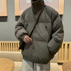 加绒加厚冬款男棉衣工装拉链口袋面包服棉袄休闲夹克外套MY16P85，男装棉衣，星座1013-1