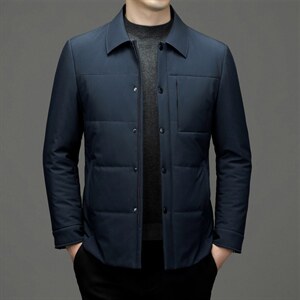 中年男新款冬季加厚棉服爸爸冬装短款棉衣外套 ZL18388-P175图片