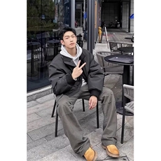 网络图片冬季美式潮牌短款飞行棉服男棉衣外套MF309-P98，男装棉衣，星座412-1