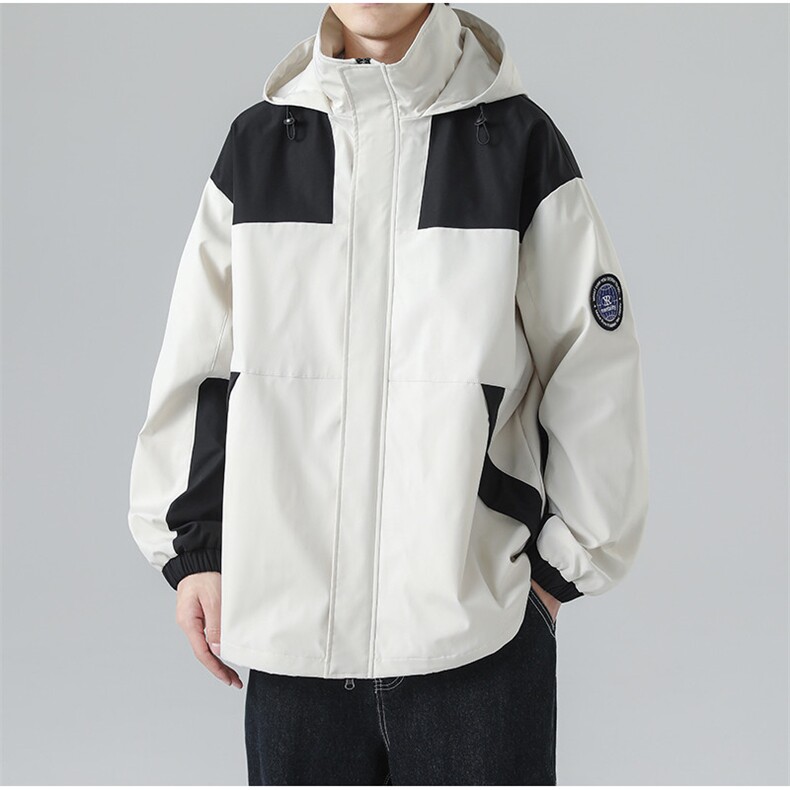 秋季拼接男士休闲工装夹克男户外男士外套潮流款A266-JK9236-P80，男装夹克，电商A266