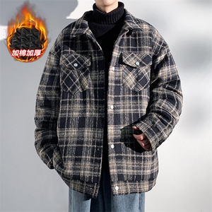 特批P75无差价薄款改冬加棉小香风棉服男潮加厚棉衣外套J606J加棉图片