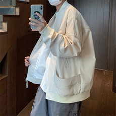 新款港风个性棒球服宽松二开夹克男DSA157B-J218-P80，男装夹克，电商A157B