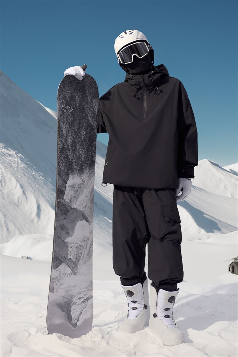 冬季潮牌防风防水单板男女同款户外运动加厚滑雪服套装TZ033-P220,男装休闲套装,电商A001-1