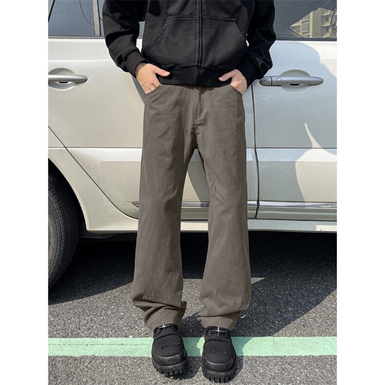 美式复古高街工装裤男直筒阔腿休闲裤潮流ins长裤K043-P50,男装休闲裤,星座308B-2