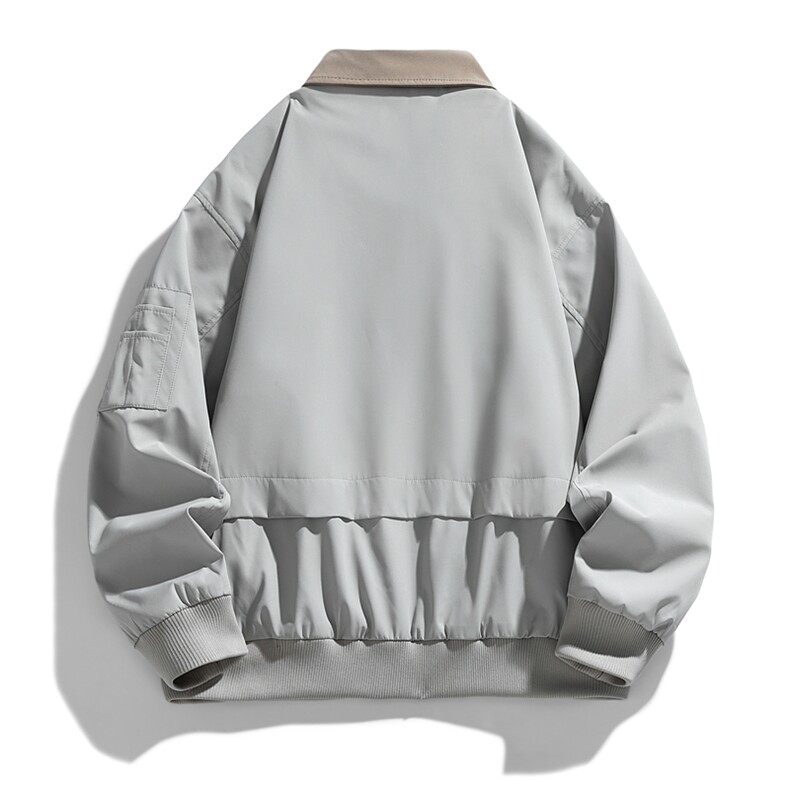 白底夹克男款解构弯刀短款外套廓形翻领棒球服JK02557-P70,男装夹克,星座308B-2