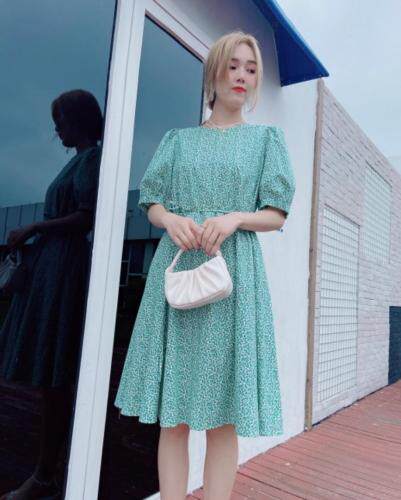 夏季韩版连衣裙，女装连衣裙，依岸