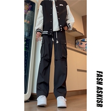 抖音得物品质百搭休闲卫裤212-2-DY239-特P60加绒特P65，男装休闲裤，星座808A-1