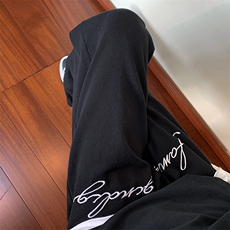 秋冬美式加绒高街刺绣直筒牛仔裤货号K670P55控价78加绒P65控价88，男装牛仔裤，电商A063