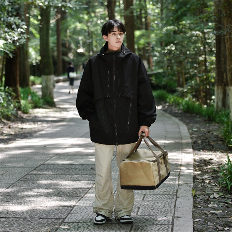 JK8121/P75秋装户外冲锋衣防水美式机能工装男女衣服夹克外套男,男装夹克,电商A141