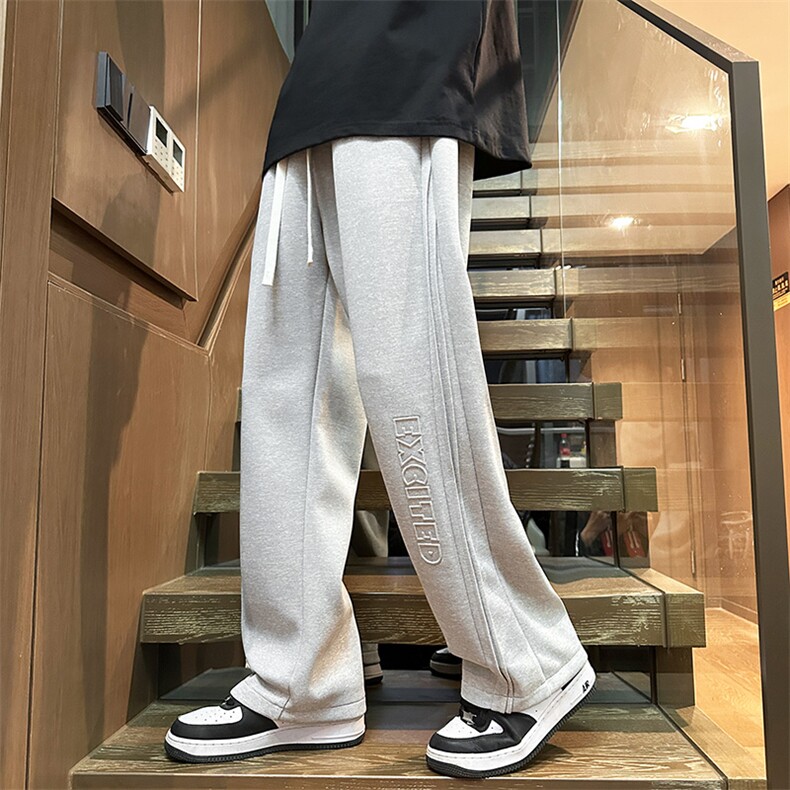 春季现货休闲裤男宽松针织运动裤DSA157-1-K9783-特P35,男装休闲裤,电商A157-1