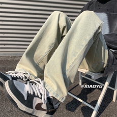 XZ616早秋季新款纯版黄泥色牛仔裤TY520P45控58，男装牛仔裤，星座512A（原616）