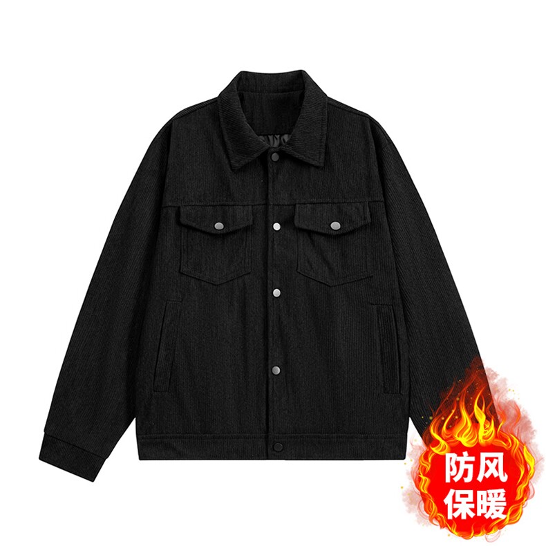 2025秋季新款灯芯绒棒球领复古潮流薄中年爸爸夹克男潮JK3136-P48,男装夹克,星座1402-1