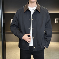 翻领夹克男春季简约宽松潮流百搭上衣服JK268-P78，男装夹克，星座308B-2