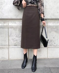 2021秋冬新款时尚纯色光版修身显瘦简约百搭中长款半身袖,其它,L·H·X