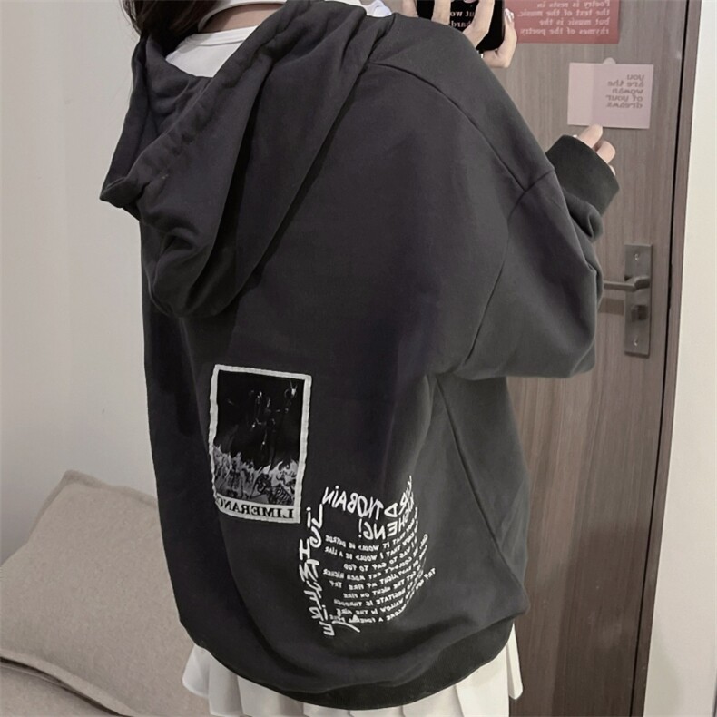潮牌卫衣设计感上衣秋冬韩版宽松情侣开衫卫衣E573-P45,男装卫衣,星座911-2(原星座613-2）