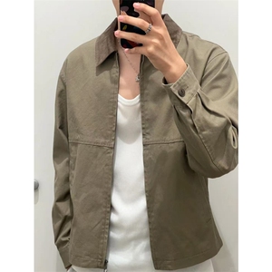 高品棉现货试衣间同款男女装巴恩风翻领夹克外套A882-P98