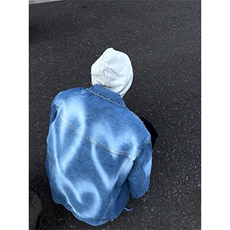 自家图，博主风cleanfit牛仔外套男美式复古爱心夹克JK2414-P90，男装夹克，星座1007（原301D）