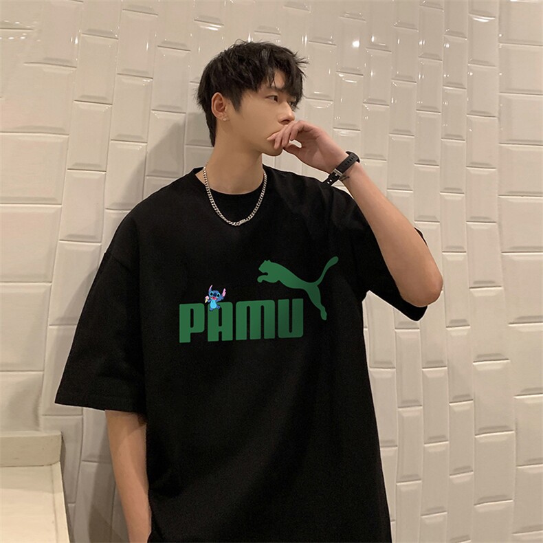 麂皮绒短袖t恤男大码半袖男 JD82227-P25图片