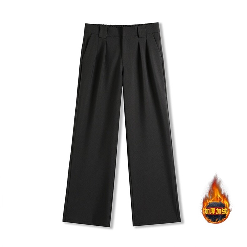 有货加绒垂感休闲西裤男士韩版潮流新款ins秋长裤K6636-P49，男装西裤，星座412-3