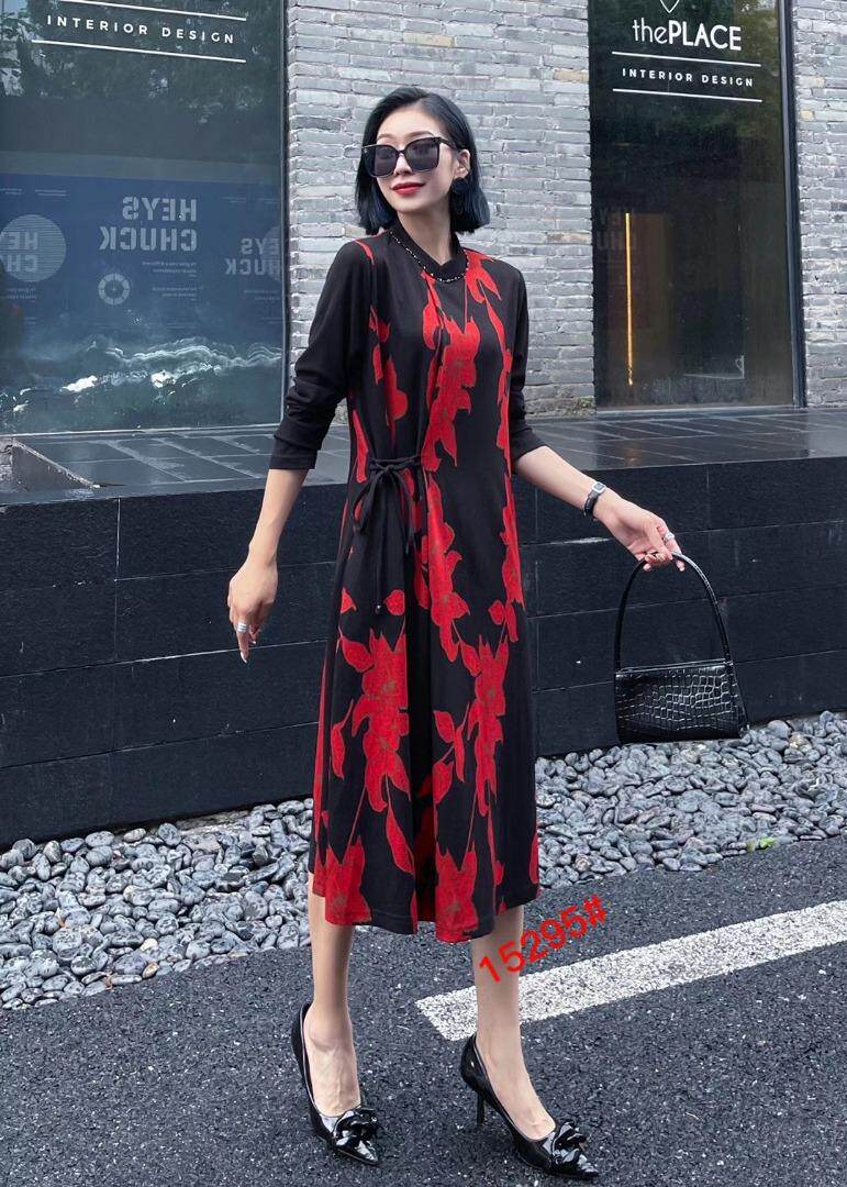 貂绒连衣裙，女装连衣裙，禾瓷