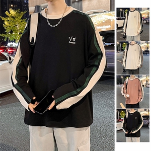 春秋oversize撞色拼卫衣男友风青少年内搭打底衫WY0325-P38图片