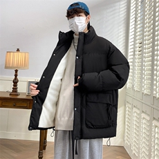 冬上新加棉加厚休闲棉服港风立领棉衣外套男女8349-P115控价158，男装棉衣，电商A441-1
