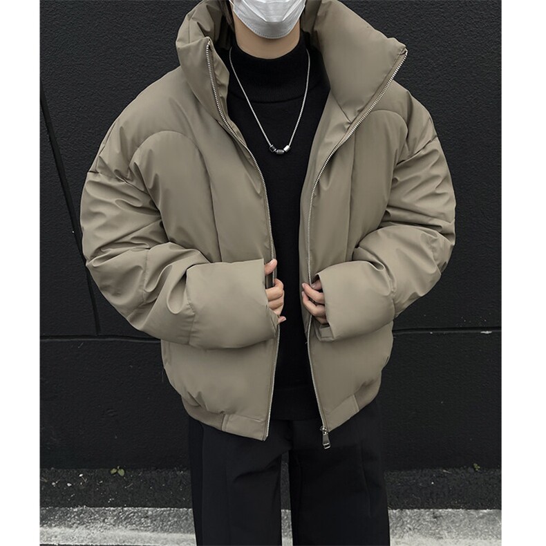 （现货）A421-MY421PU皮解构短款加厚面包服P115158,男装棉衣,电商A421