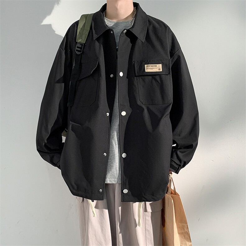 工装夹克男宽松落肩宽松上衣外套JK733-P70,男装夹克,星座1204-3