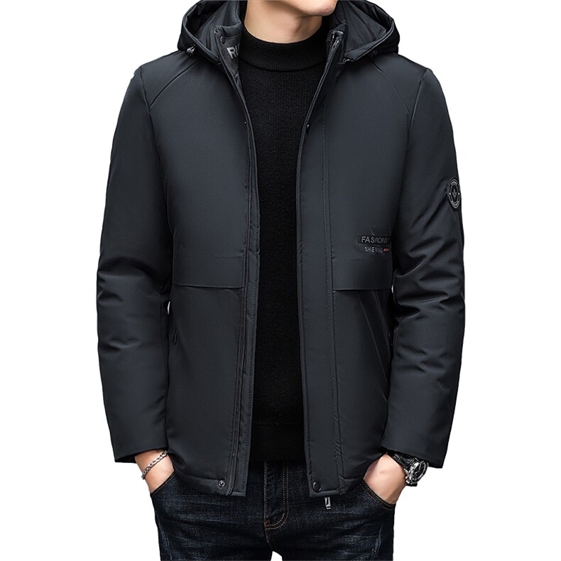 NN2281钱塘2020-3商务百搭简约冬季厚款中年男士棉衣外套P95,男装棉衣,钱塘207-3