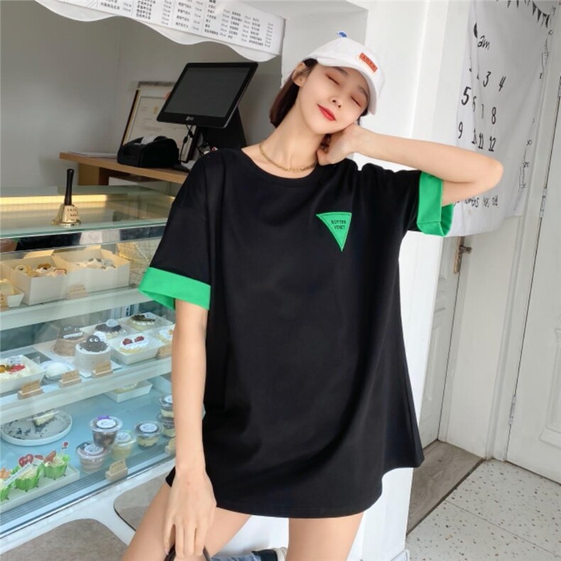 时尚潮流大版T恤，女装T恤，泽妤