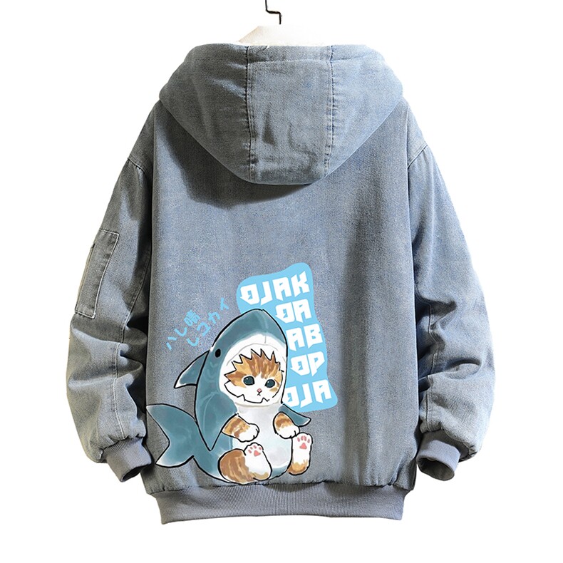 NM53217-P140牛仔外套男大码加厚加绒衣男羊羔毛服男砖墙,男装棉衣,电商A040A