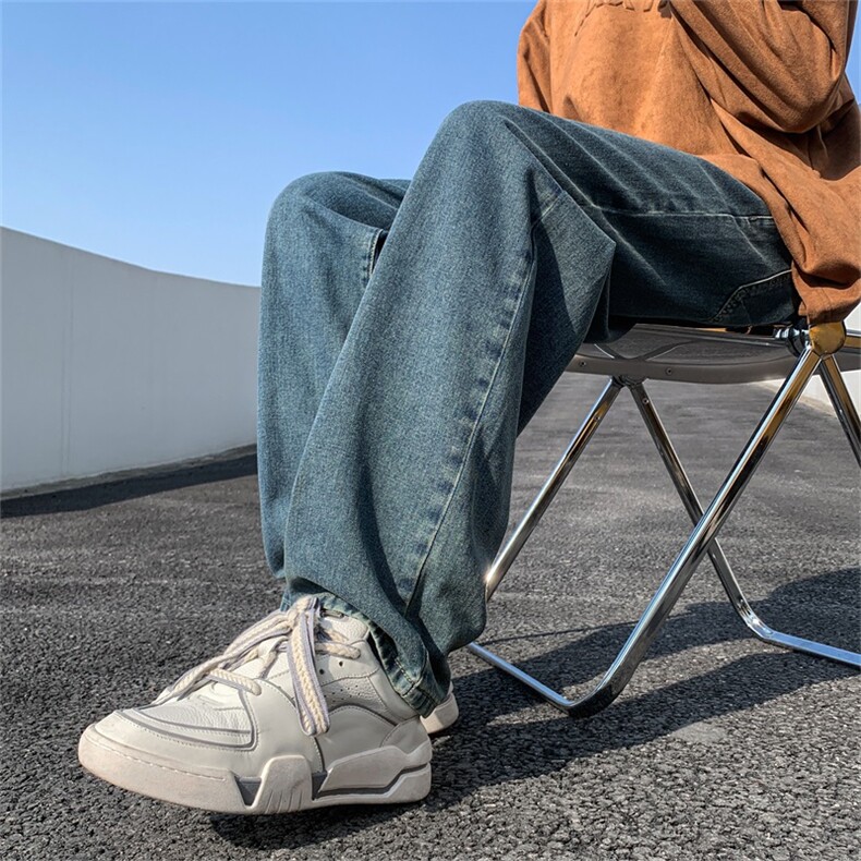 深度库存！现货3万+牛仔裤男秋季宽松休闲直筒A080-9231-P30,男装牛仔裤,电商A080