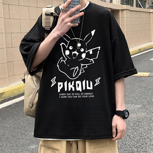 Q11078-P30春夏季七分袖t恤男大码五分袖男短袖中袖，男装T恤，电商A040