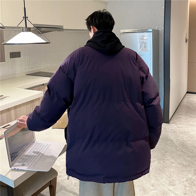 ！冬季升级五防面料棉衣纯色加绒加厚棉服外套男MY12610,男装棉衣,星座610B-1