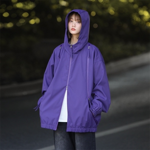 中性风防水连帽多色冲锋衣户外品质外套光版二开 JK1208 特P71图片
